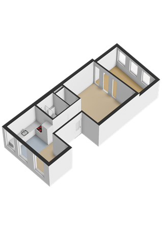 Floorplan - Amsterdamsestraatweg 122A, 3513 AL Utrecht